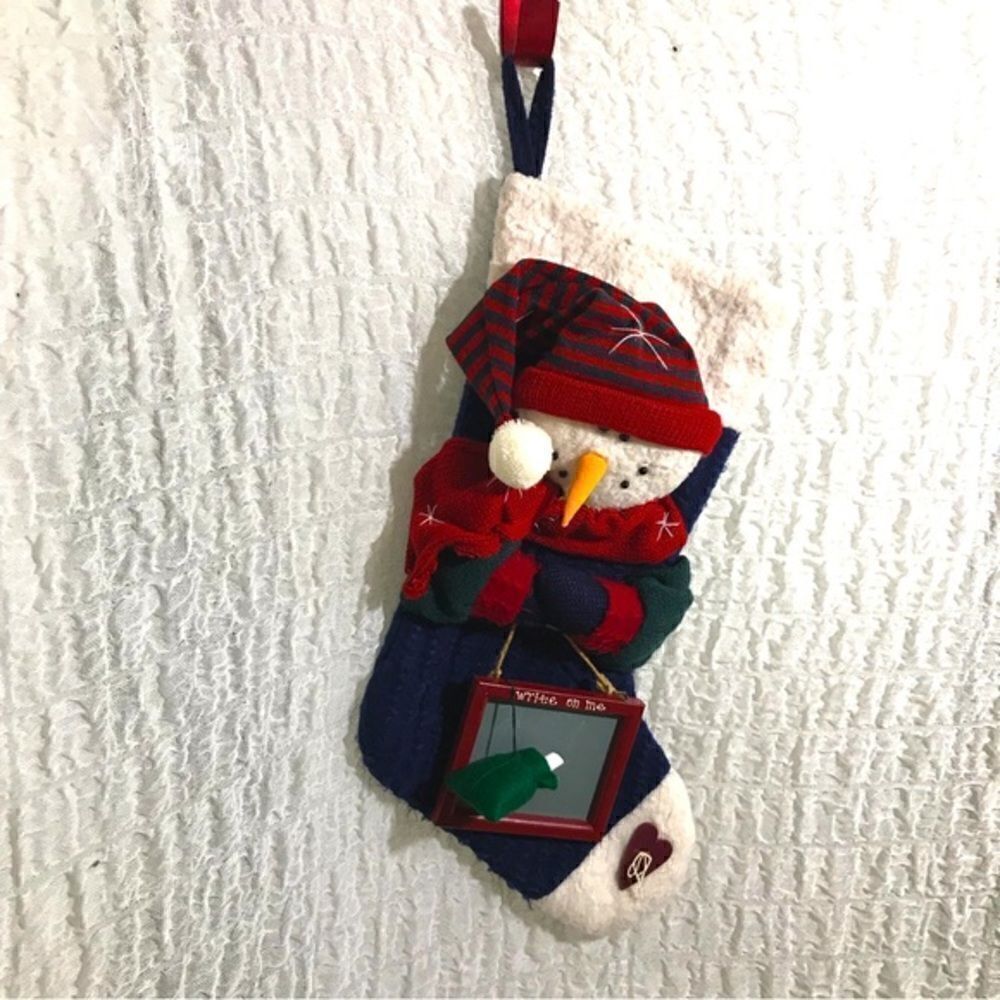Snowman & Board Christmas Stocking